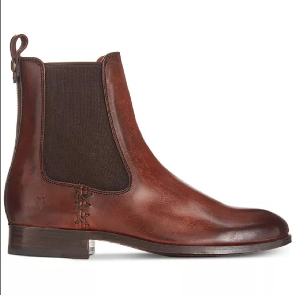 Frye Melissa Chelsea Boot Redwood